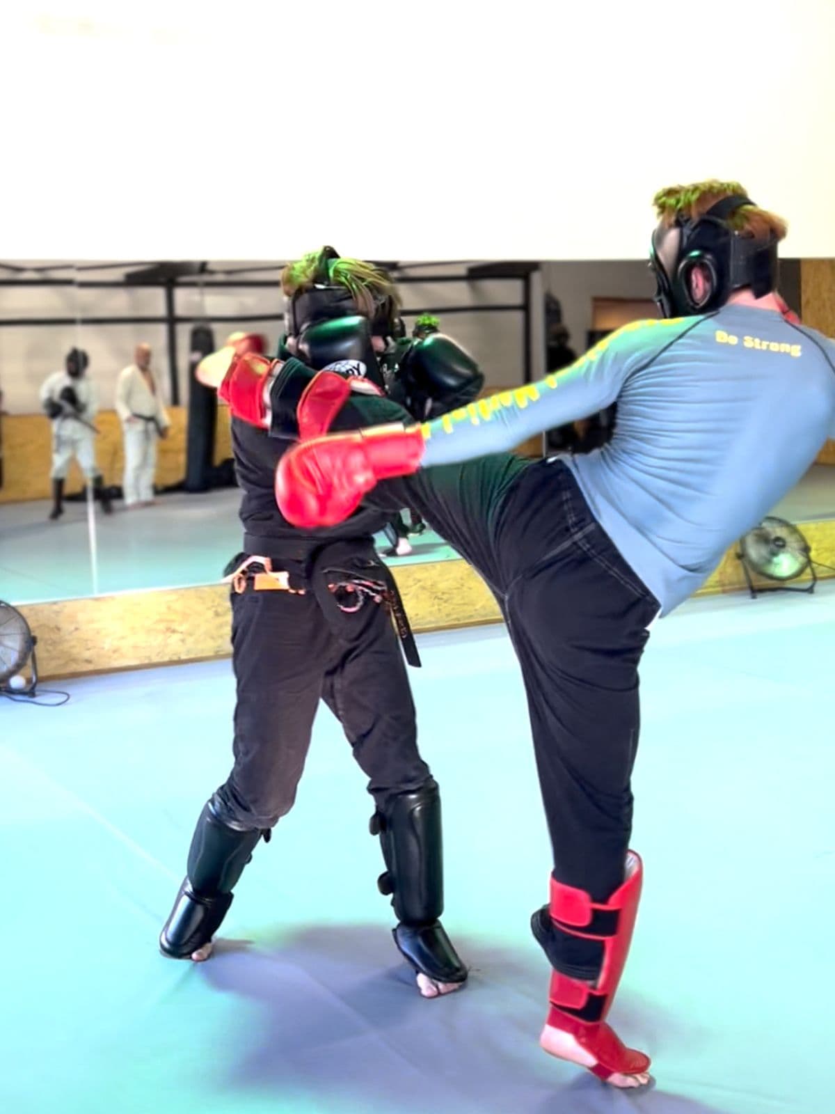 PMA teens training in class