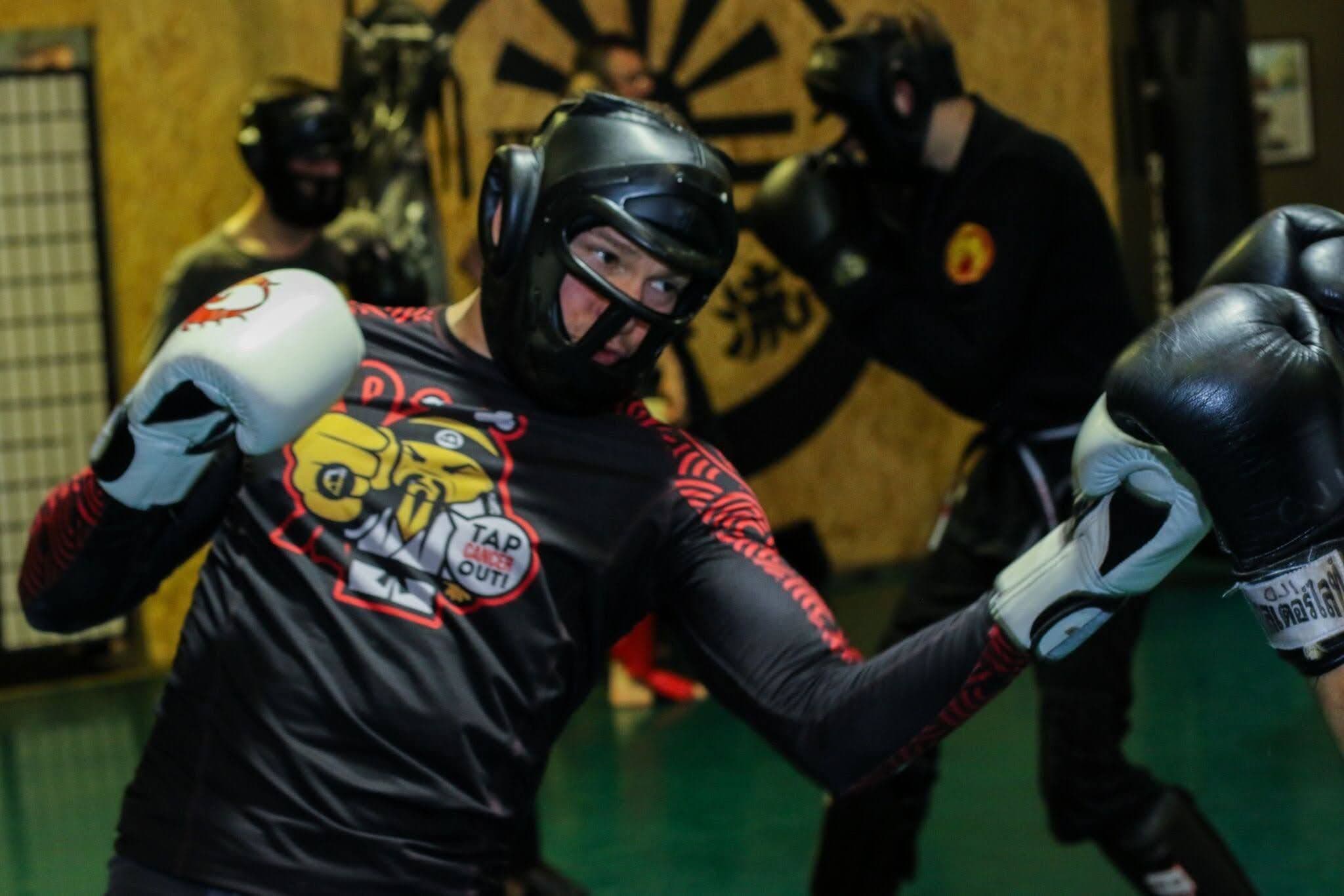 Man boxing at PMA