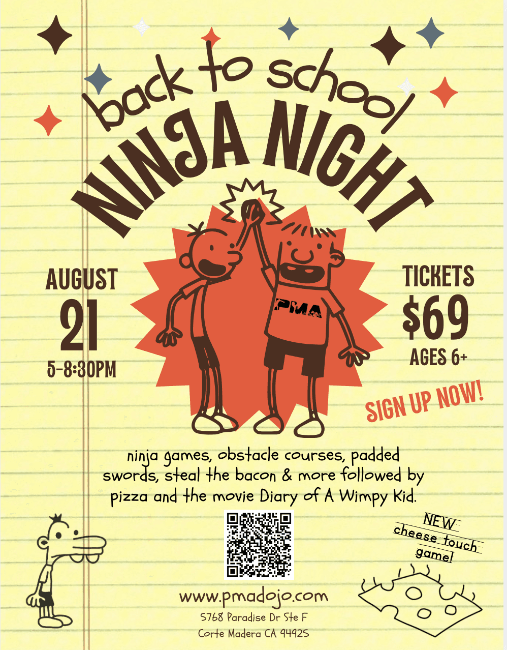 Back to School Ninja Night